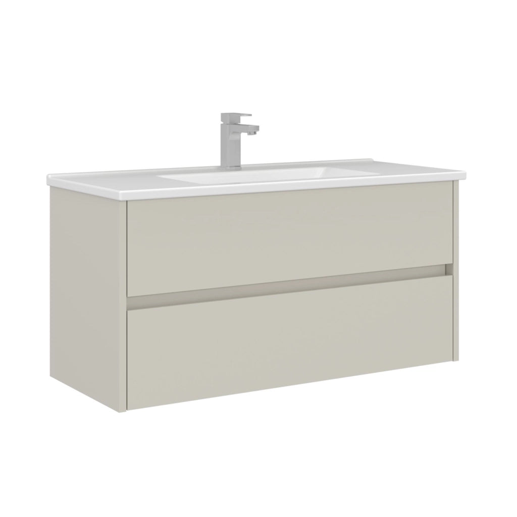 Mobile lavabo "Arno 100" - 100 x 45 x 52 cm - Cashmere