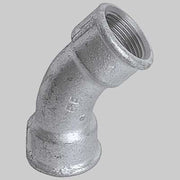 CURVA A 45  ° FEMMINA/FEMMINA ZINCATA  11/4     MADE IN ITALY