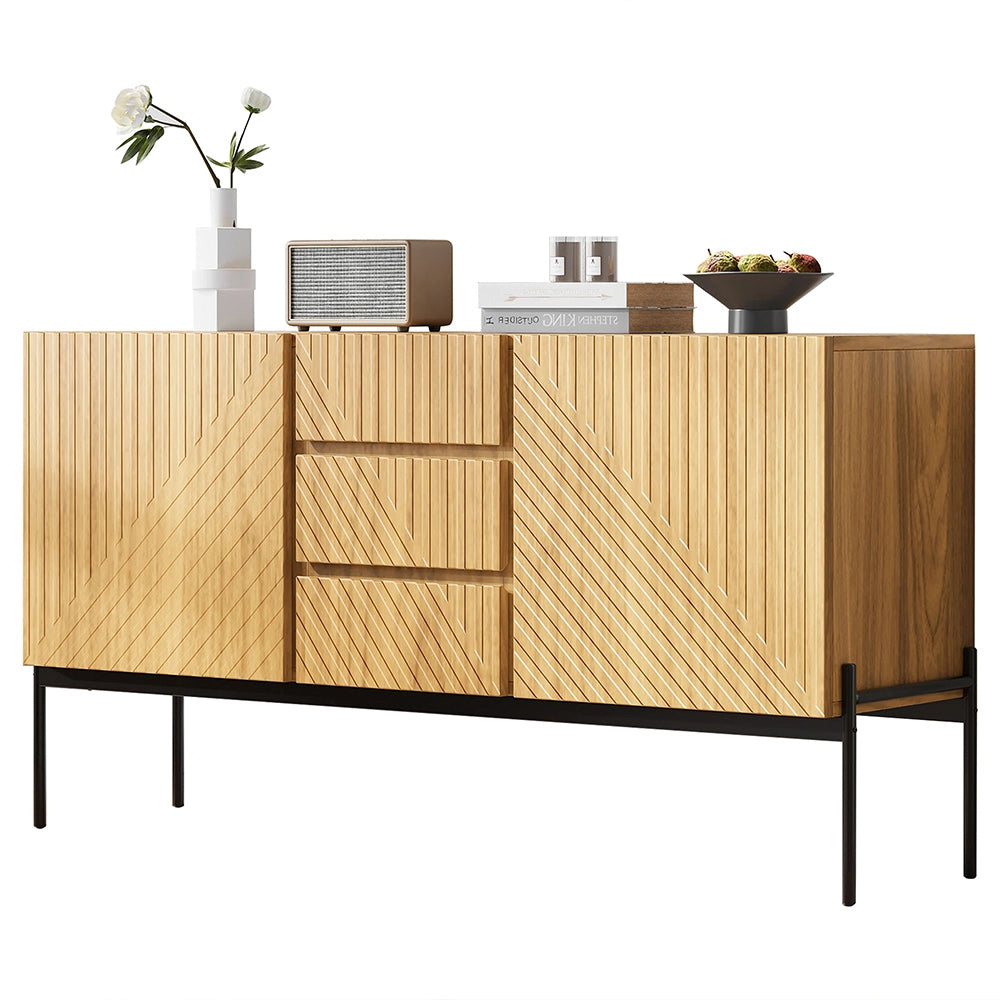 Buffet TV - Xylo - 2porte+3cassetti 140x40x75cm