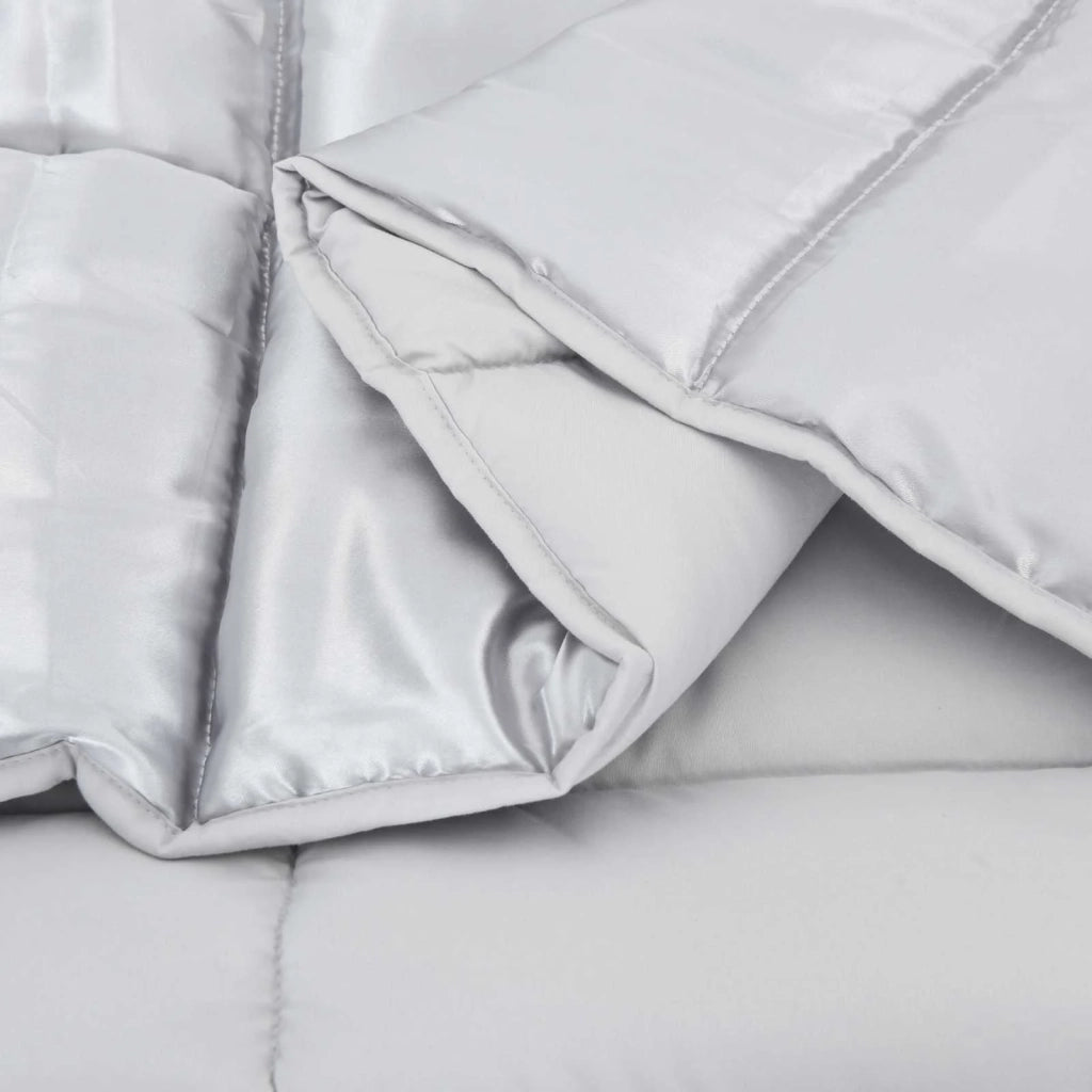 Piumone Completo Annuale Argento 220 x 240 cm Satin e Micropile 42025833