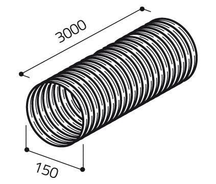 Elica 1052AD accessorio per cappa Tubo di prolunga per cappa aspirante