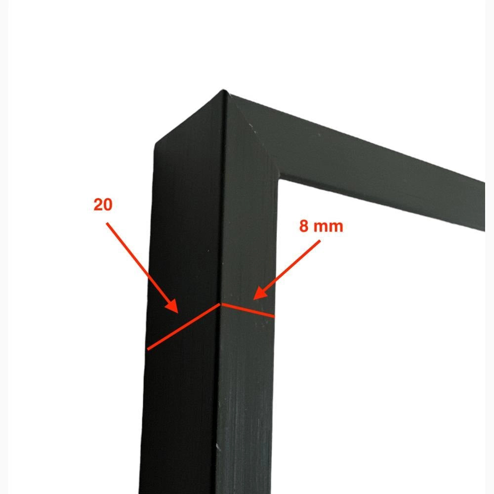 Cornice in alluminio Minimal 29,7x42 Formato A3 Argento per diplomi lauree Poster