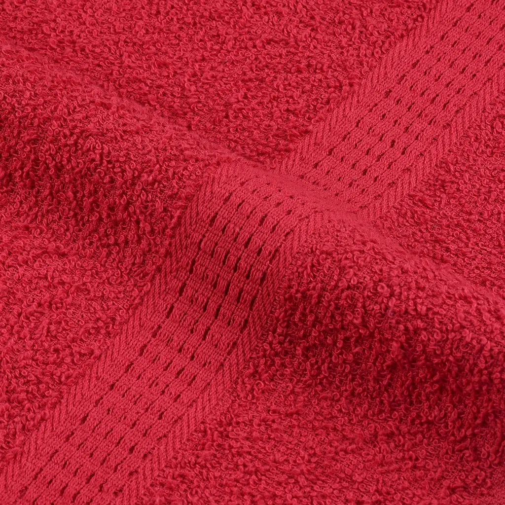Asciugamani da doccia FROGN 2 pezzi Rosso 70x140 cm 360 g/m2