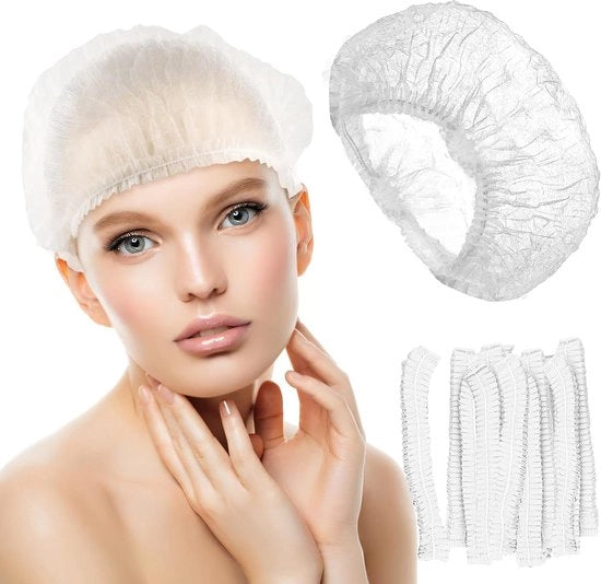 Capelli di protezione per igiene - 50 pezzi - 52 cm