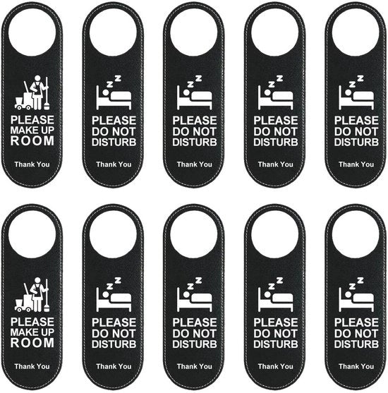 Set di 10 Maniglie per Porte a Doppia Faccia per Alberghi e Bar