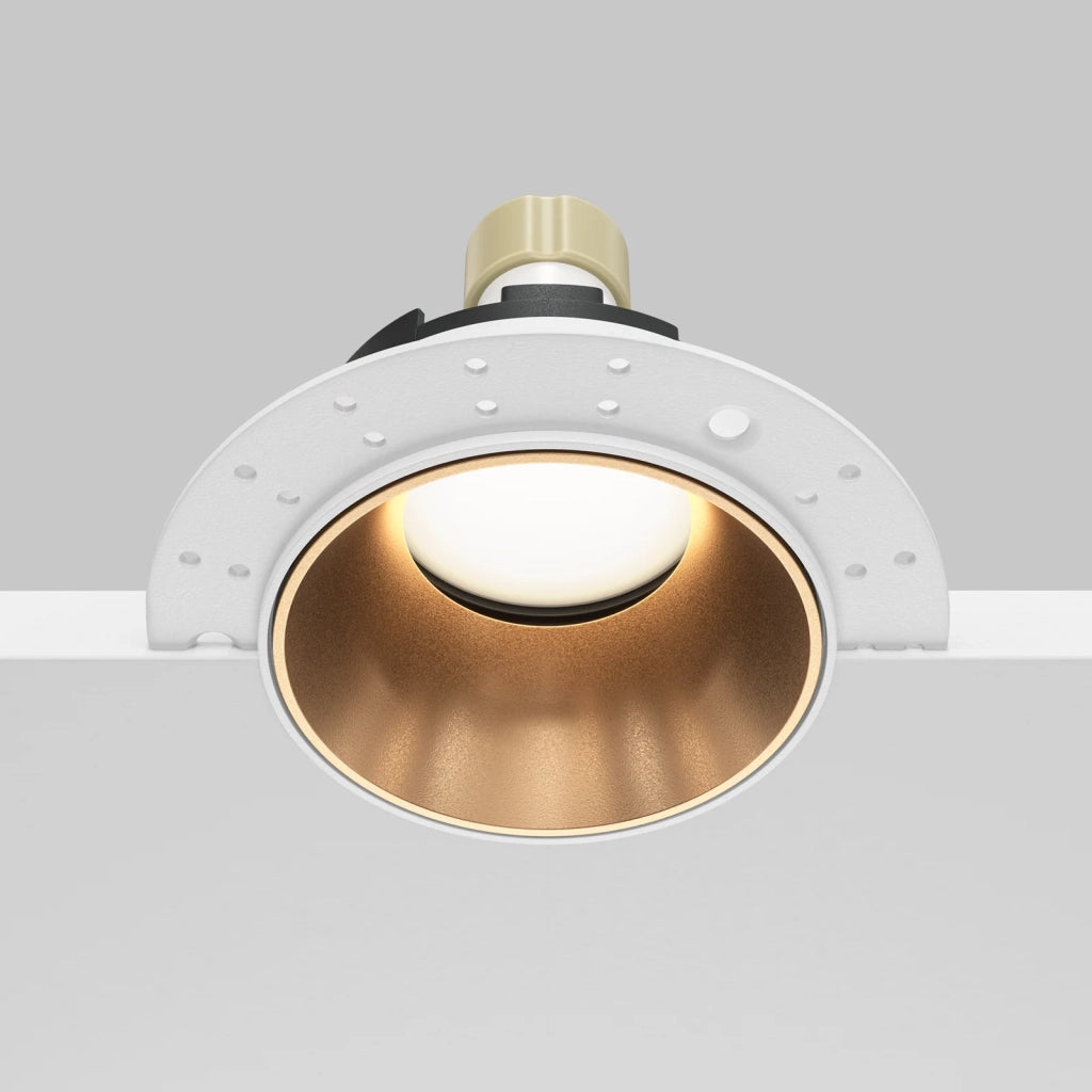 Maytoni lampada da incasso Share 1 luce GU10 bianco metallo alluminio