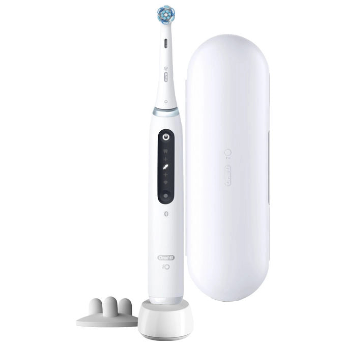 Oral-B iO 5S Spazzolino Elettrico Bianco 5 Modalita' Sensore Pressione Ricaricabile