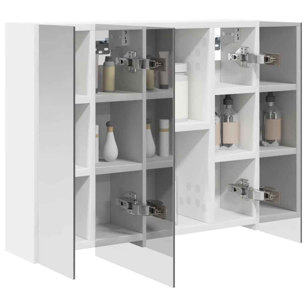 Mobiletto per specchio da bagno Bianco 60 x 14,5 x 50 cm 889071