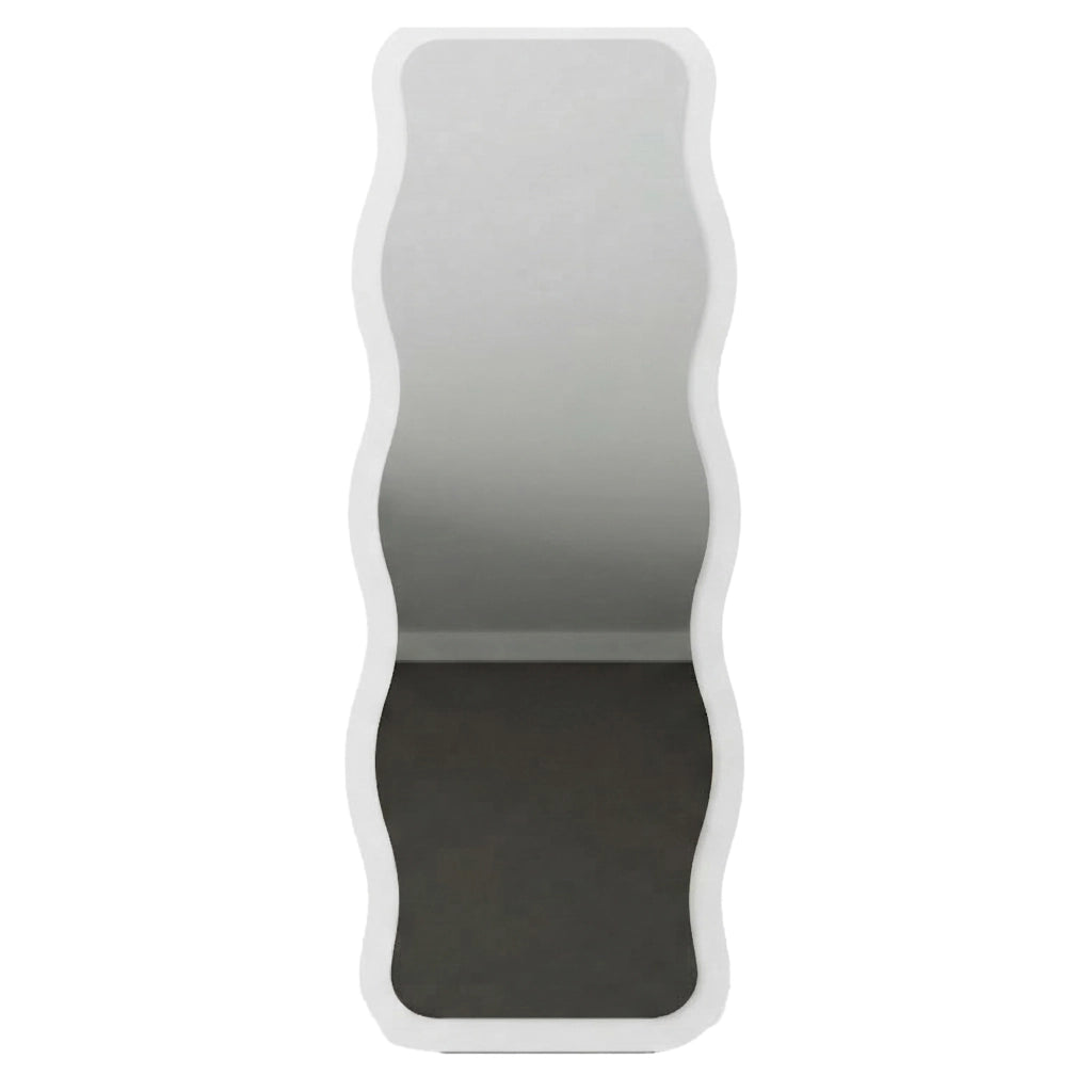 Bissone, Specchio Forma Rettangolare, 50x160h cm Bianco