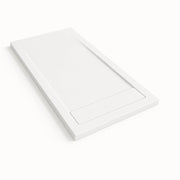 Piatto doccia Bidai con bordo 70X130 cm colore Bianco RAL 9003 griglia Bianca