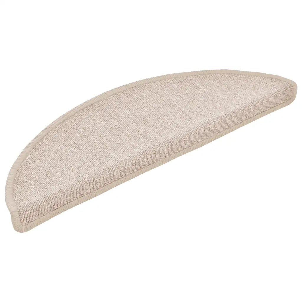 Tappetini per scale 20 pz 56x17x3 cm tortora semicircolari 3365787