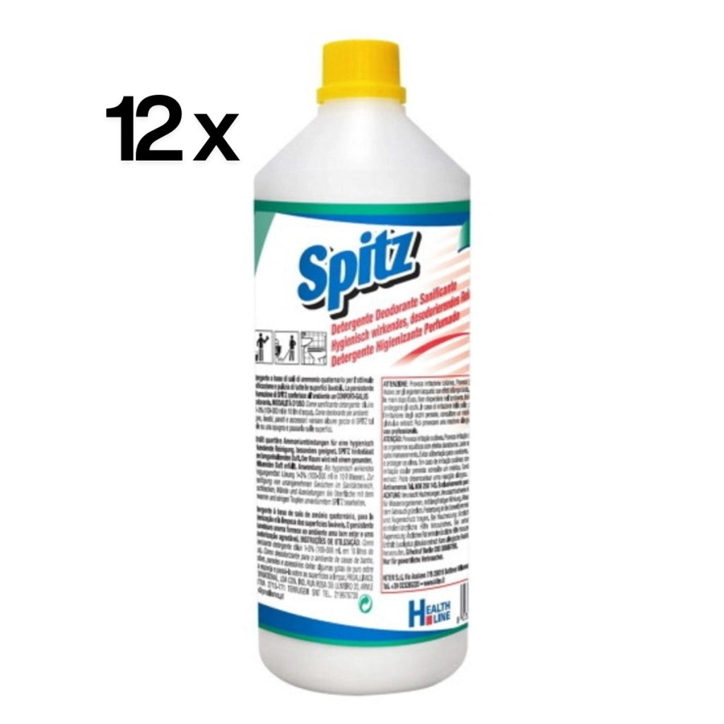 Spitz 12 Pezzi x 1 Kg, Detergente Igienizzante Deodorante Pavimenti HACCP | Kiter