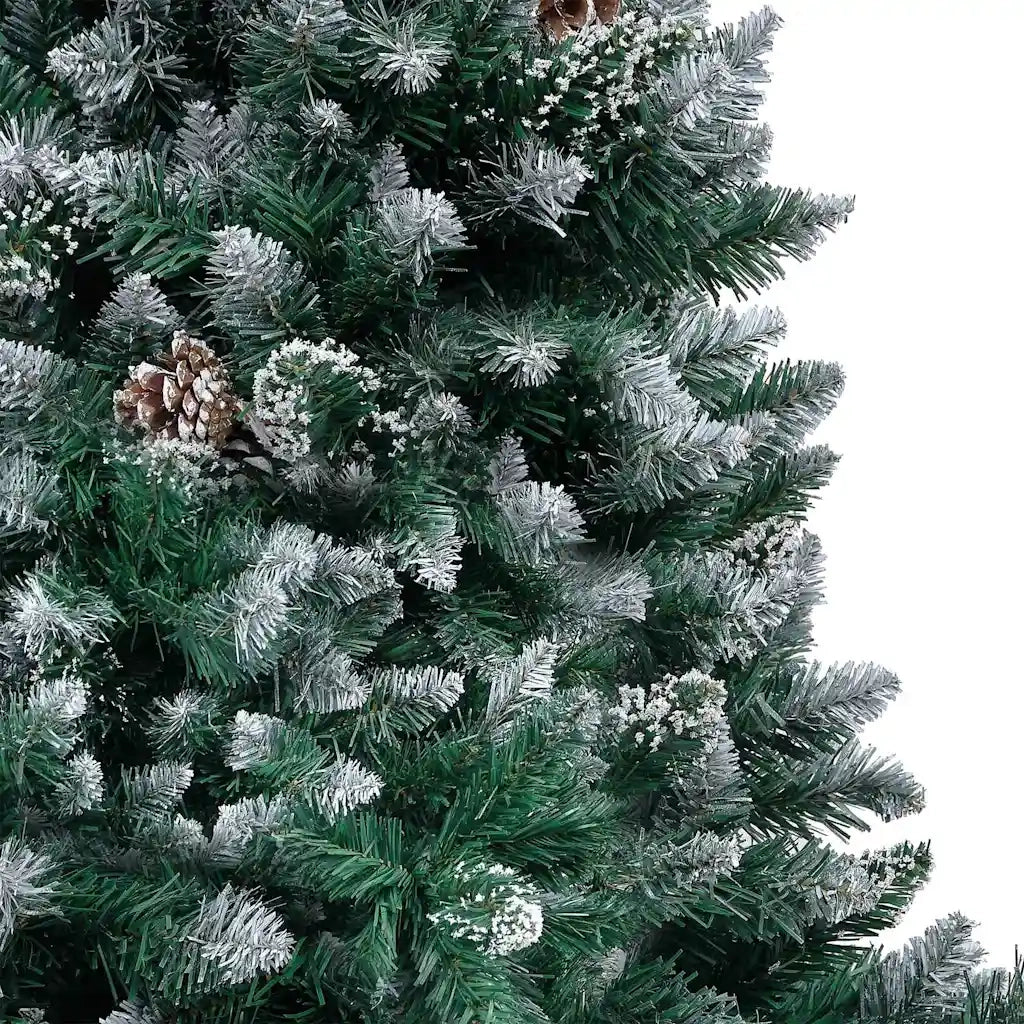 Albero di Natale artificiale con 150 LED Verde 150 cm 3396258