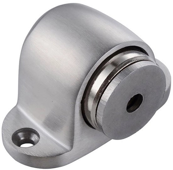 Stopper magnetico per porte - metallo - pavimento - 1 pezzo