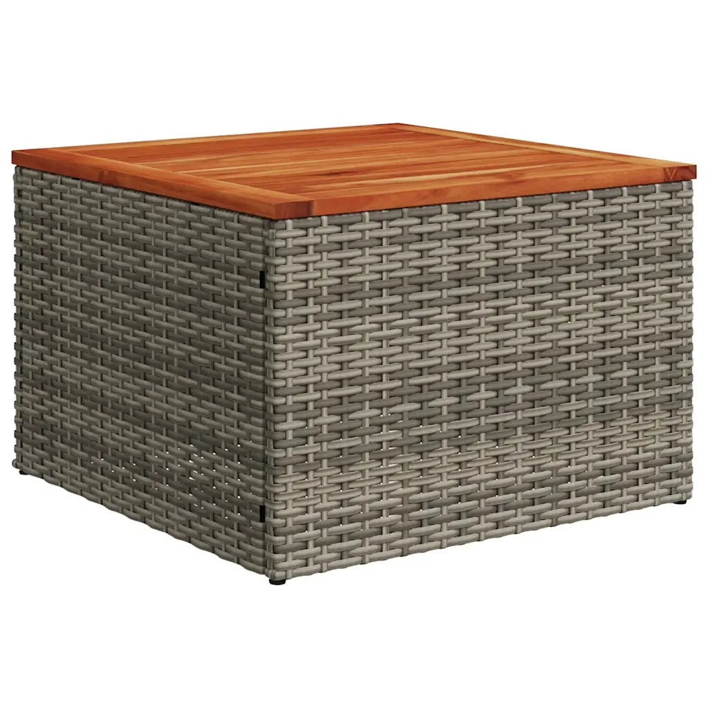 Set Divani da Giardino 7 pz con Cuscini Grigio in Polyrattan 3325876