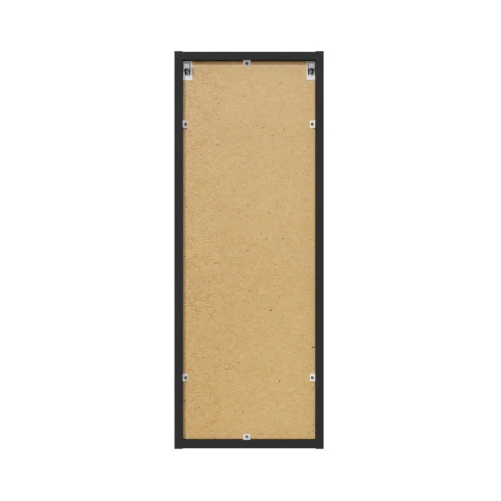 Mobile da bagno SAVIA 80 cm marrone e nero – 1 porta