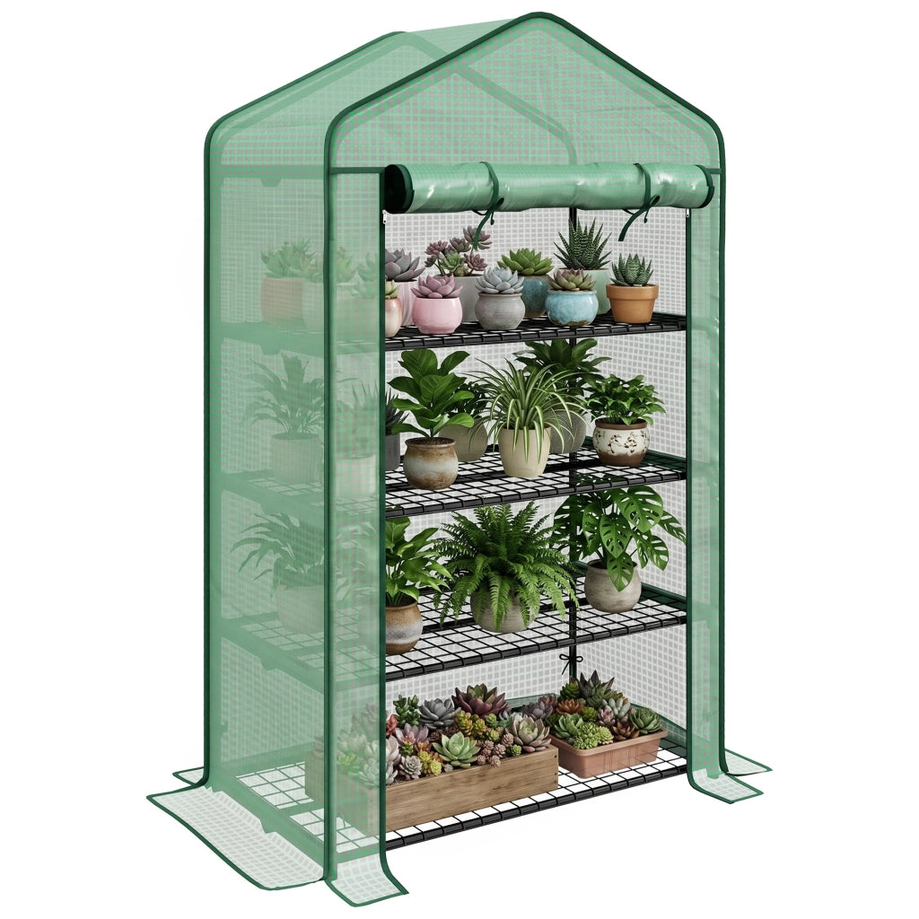 Serra da Giardino 4 Livelli ¨C Minimal ¨C Verde 90x49x160 cm