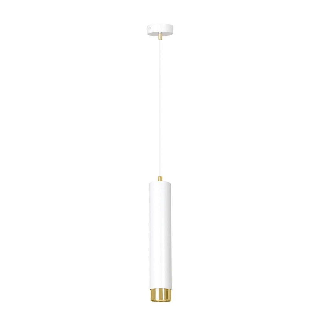 Lampada sospensione Emibig KIBO bianco oro GU10 Ø8cm