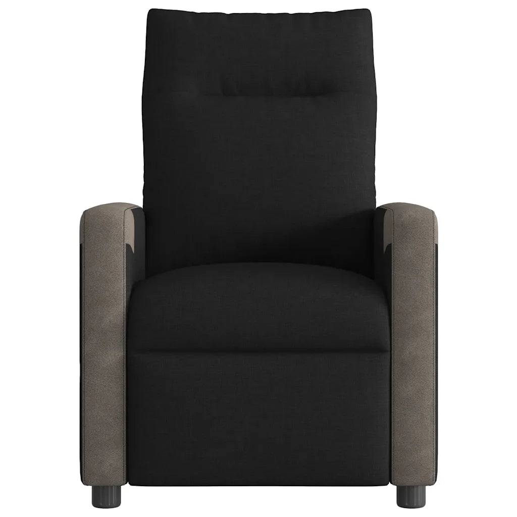 Poltrona Reclinabile in Tessuto Nero 4104841