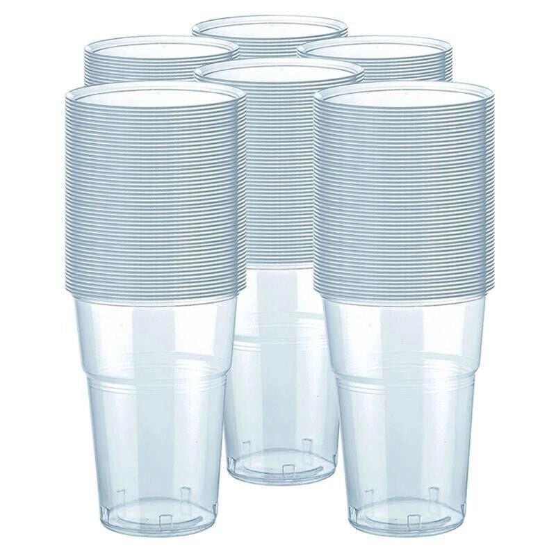 MAURY'S SET DA 300 BICCHIERI IN PLASTICA TRASPARENTE DA 200/250 CC