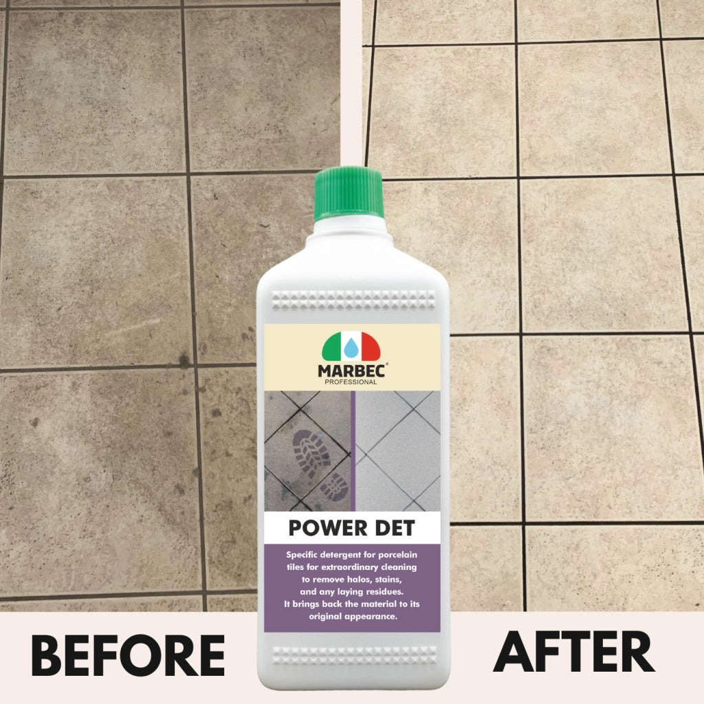 Come pulire il gres porcellanato POWER DET   5LT