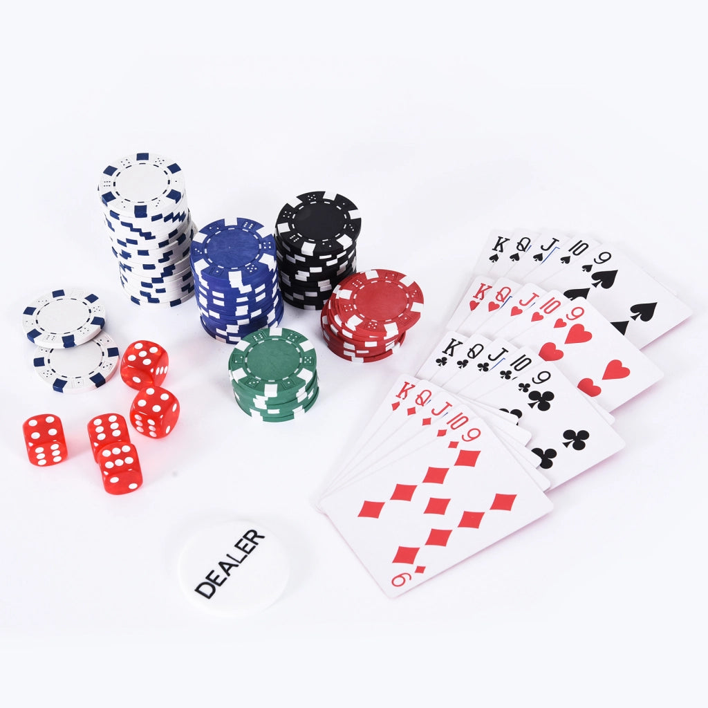 Set da Poker con 300 Fichas ¨C Minimal ¨C Aluminio