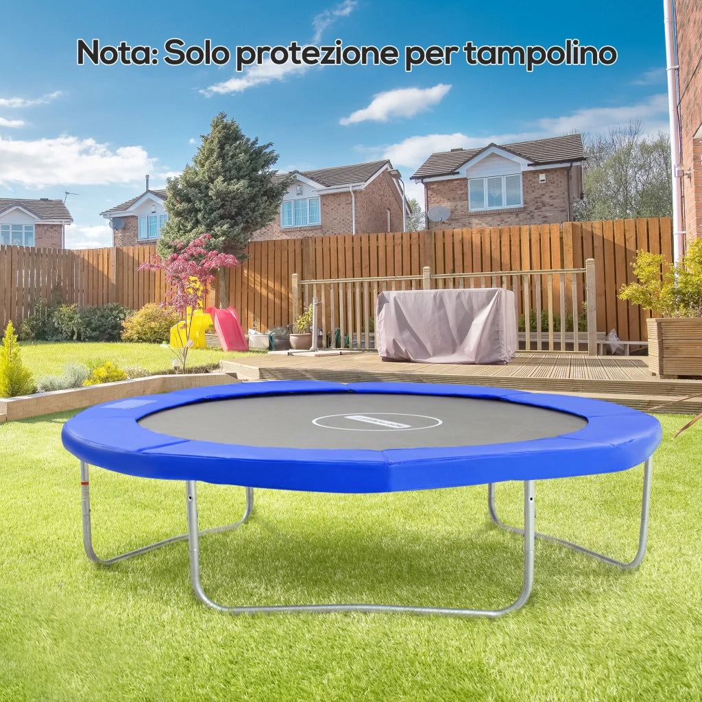 Copertura per Trampolino ¨C zephmum ¨C Blu, Plastica e PE, 15 mm, ?305 cm