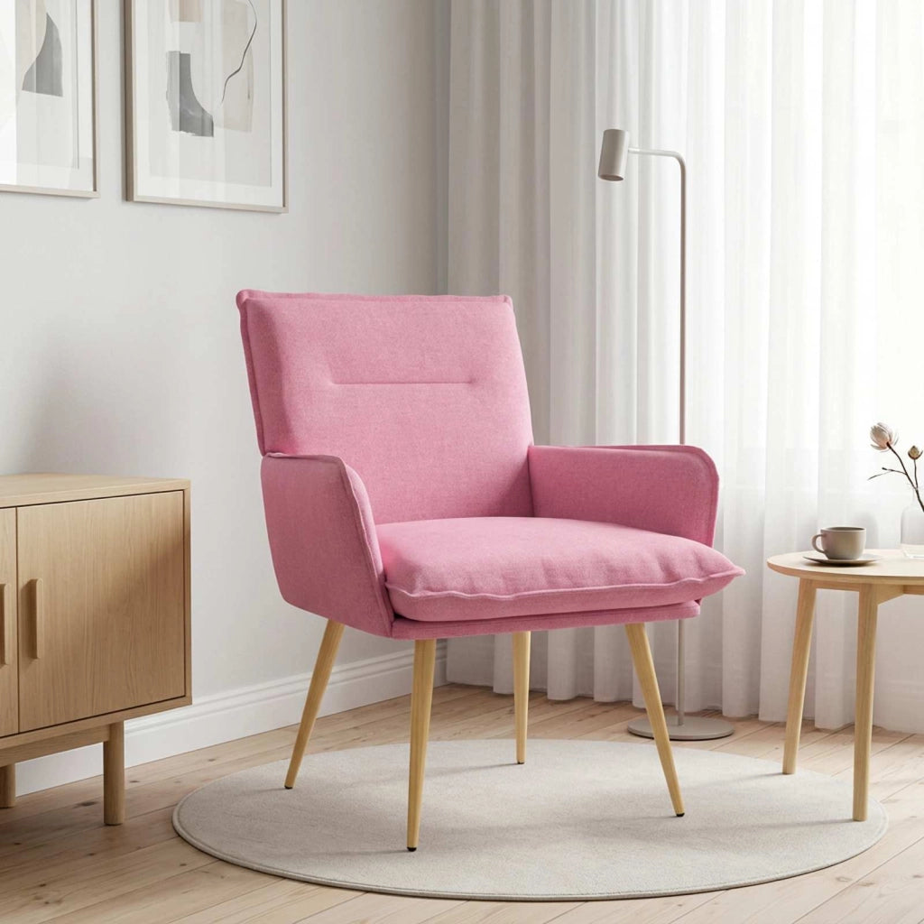 Poltrona Rosa Tessuto 42047709