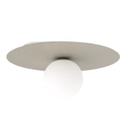 Lampada da soffitto SOLAR 1xE14 sfera vetro beige Emibig