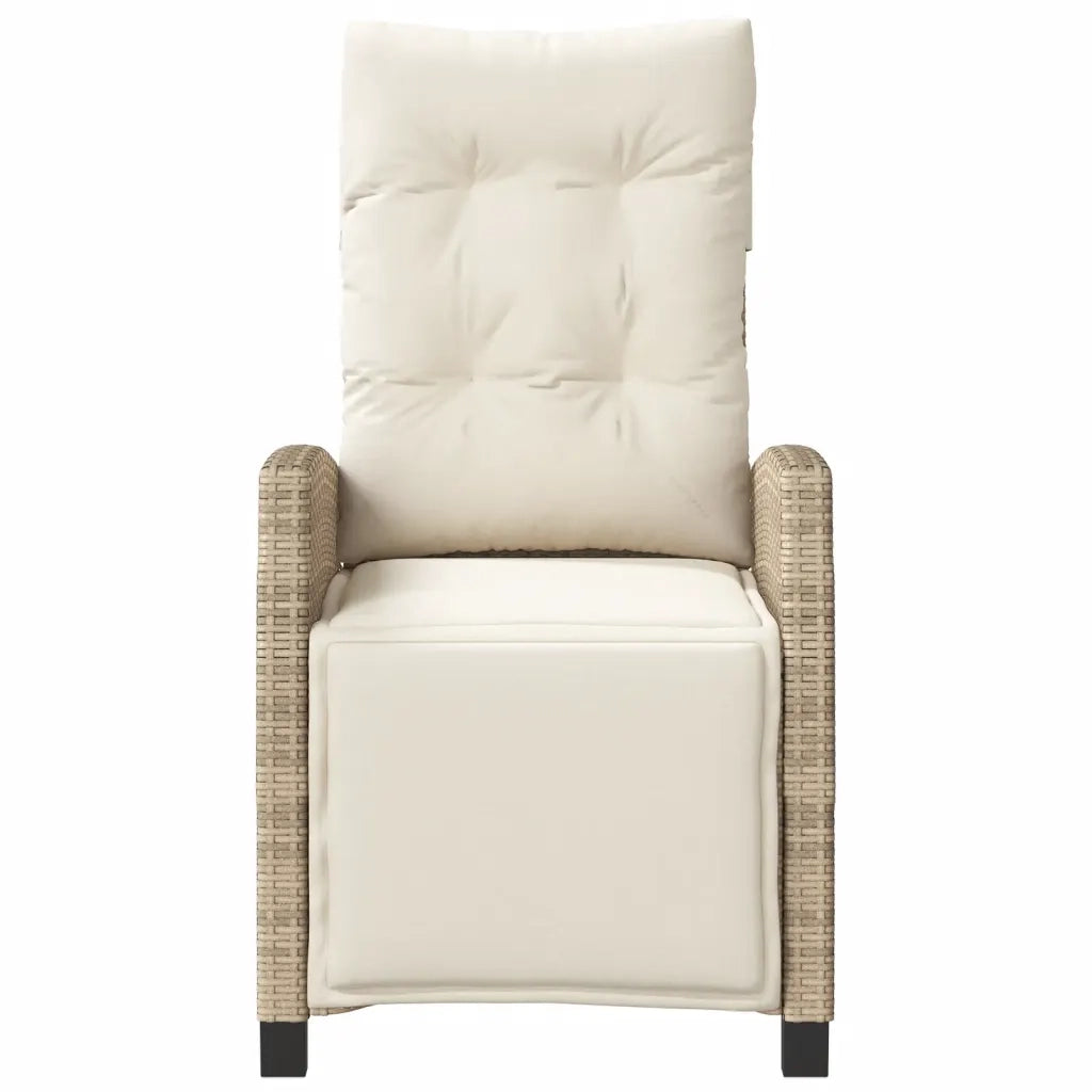 Set da Bistrò 3 pz con Cuscini Beige in Polyrattan 365252