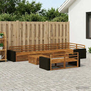 Set di divani da esterno 9 pcs 3383542