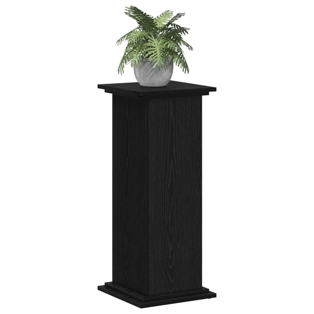 Supporto per piante Rovere Nero 33 x 33 x 80 cm 869237