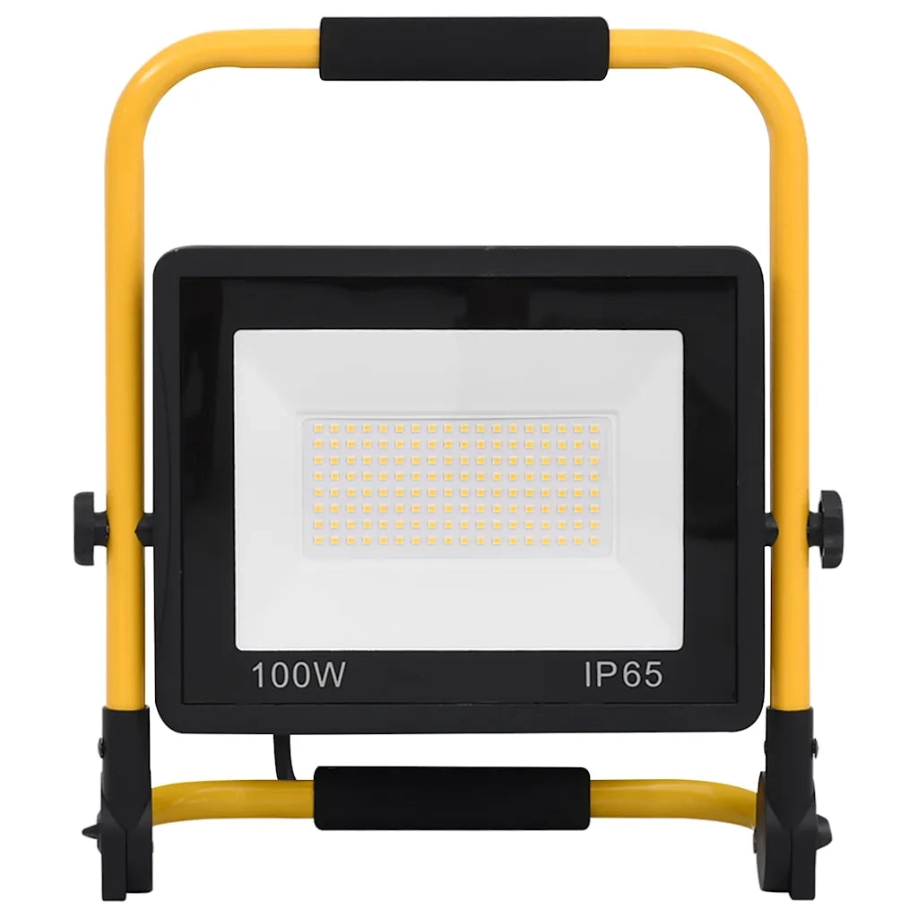 Faretto a LED con Maniglia 100 W Bianco Caldo 149637