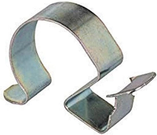 Cable clips di fissaggio - 100 pezzi - grigio - 21x12mm