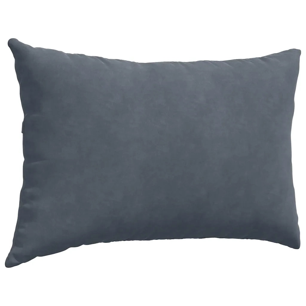 Cuscini da Divano 2 pz-Set di 2 Cuscini per Sofa Grigio scuro 60 x 40 cm 600180