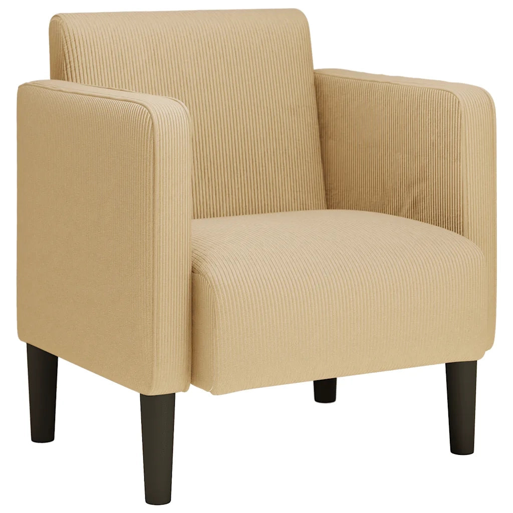 Divano Sedia con Braccioli Verde Grigio 54 cm Tessuto 4100519