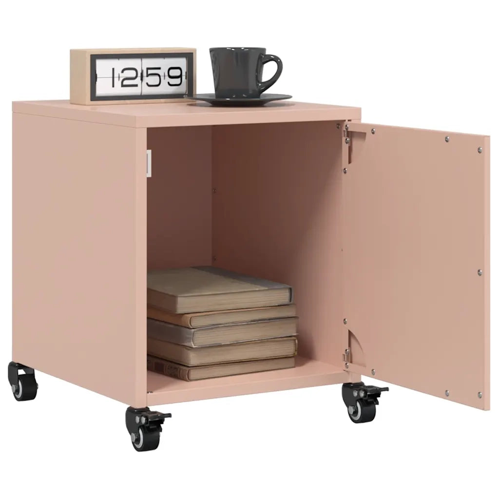 Comodini 2 pz Rosa 36x39x43,5 cm in Acciaio 846617