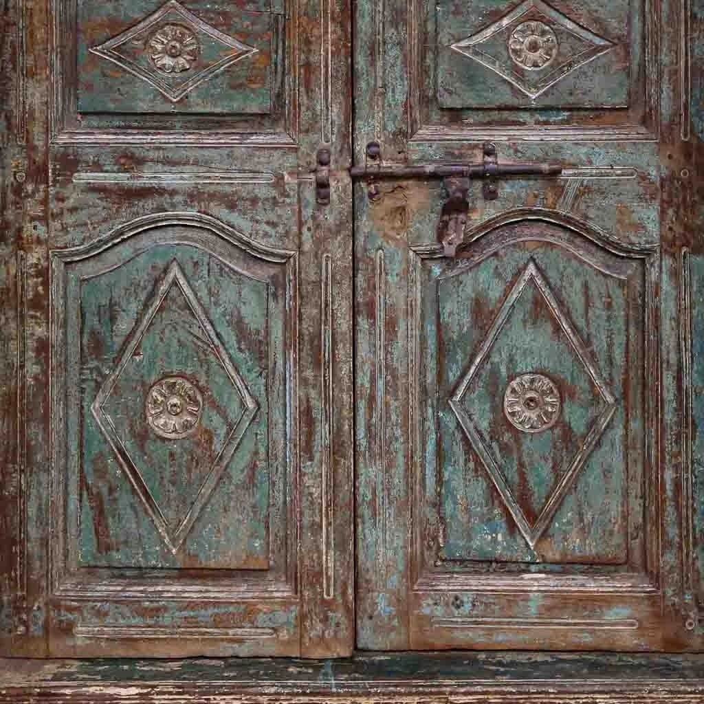 Porta in legno marrone 160x27x216h cm
