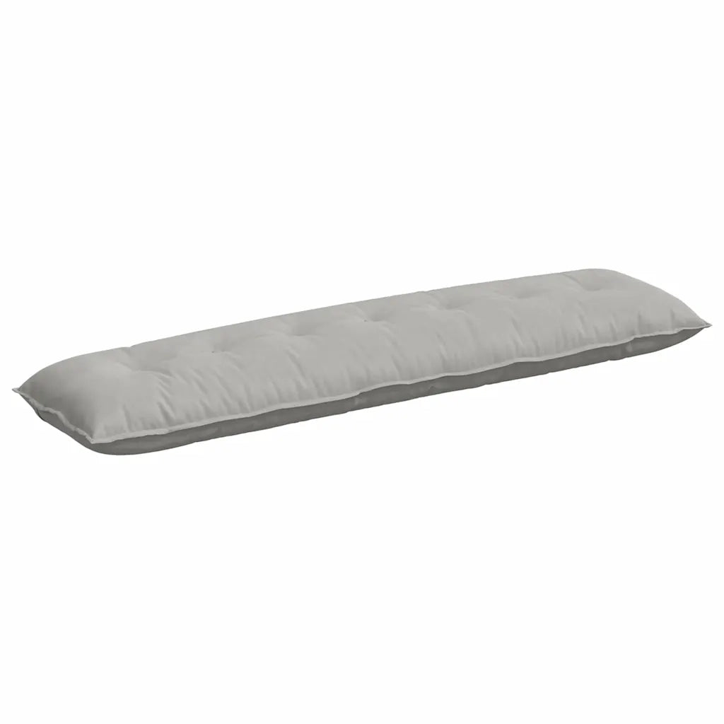 Cuscino per Schiena Grigio chiaro 200 x 50 cm 42014989