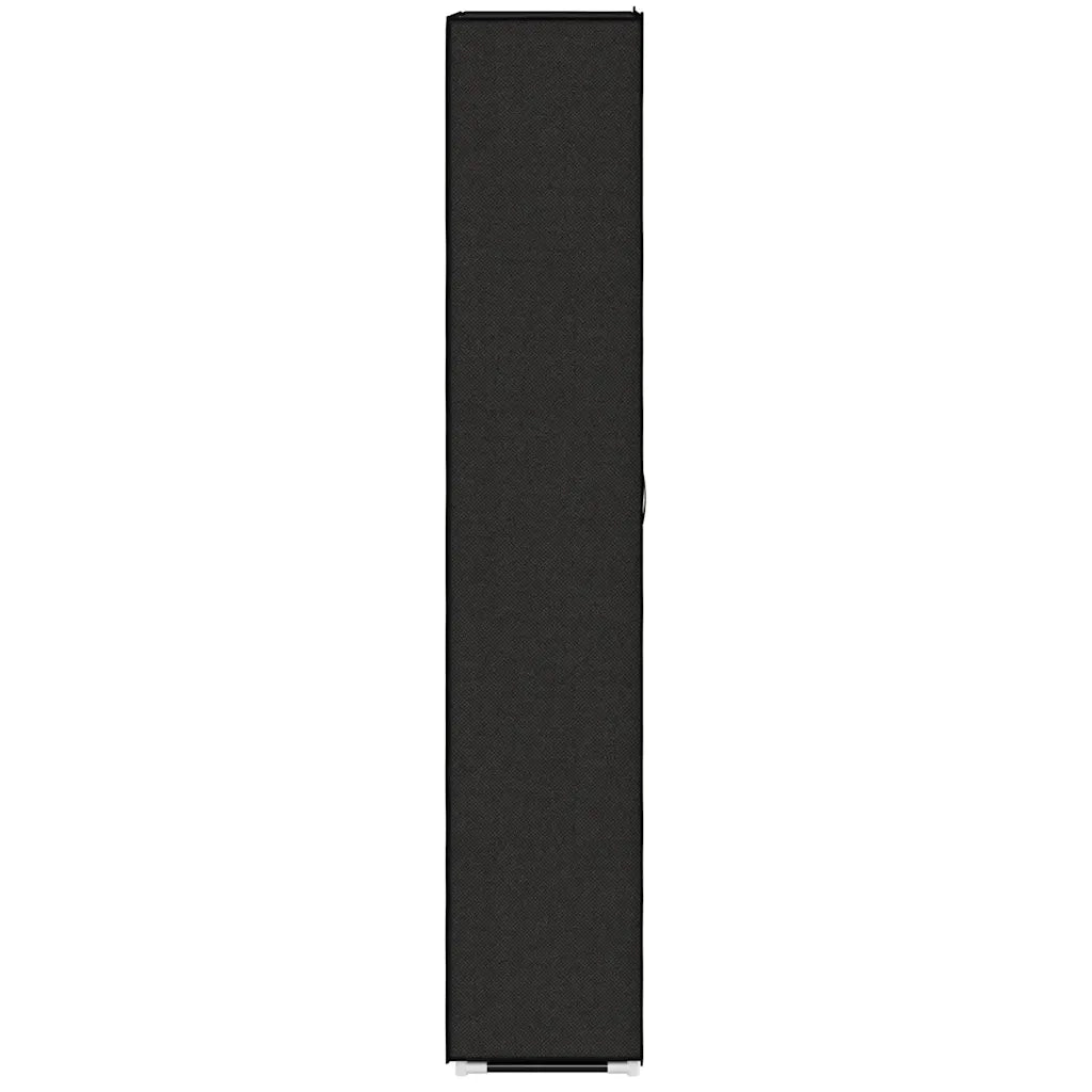 Scarpiera Nera 60x30x166 cm in Tessuto 282463