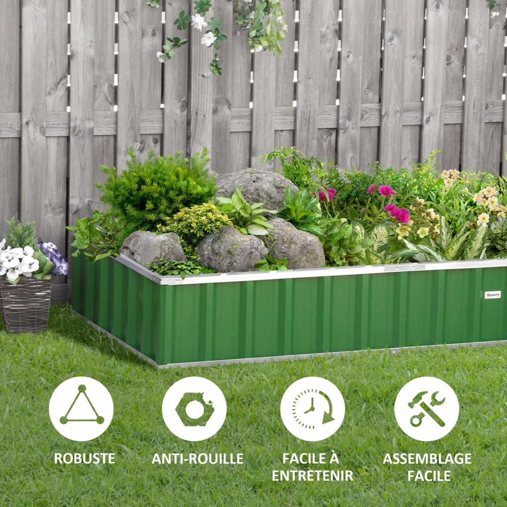 Letto da giardino modulare ¨C Minimal ¨C verde 174x90x30 cm