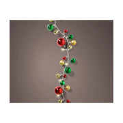 Serie Luci bianco caldo c/Sfere colorate 190cm 20L