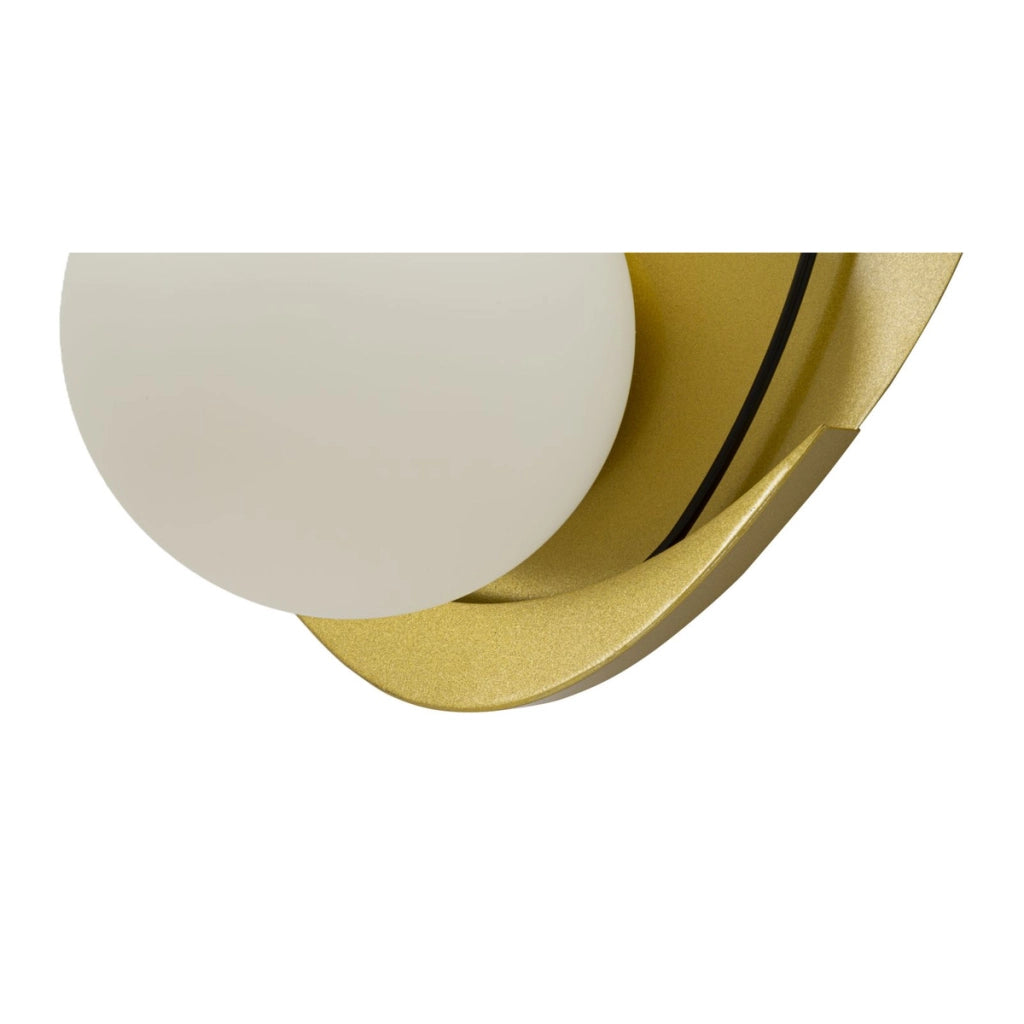 Lampada a Parete VKH72, Oro, Metallo, 28x17x32 cm