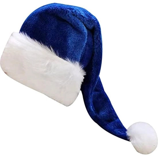 Decorazioni di Natale e Capodanno per uomini e donne con bordo morbido (blu)