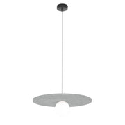 Lampada a sospensione CALMA scandi grigia feltro 1xG9