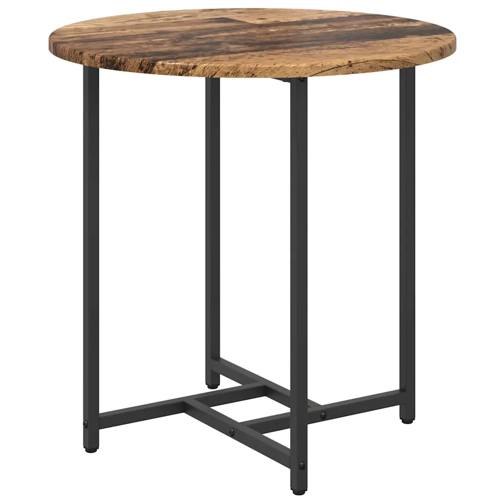 Set tavolini 2 pcs Legno Antico e Nero 869700