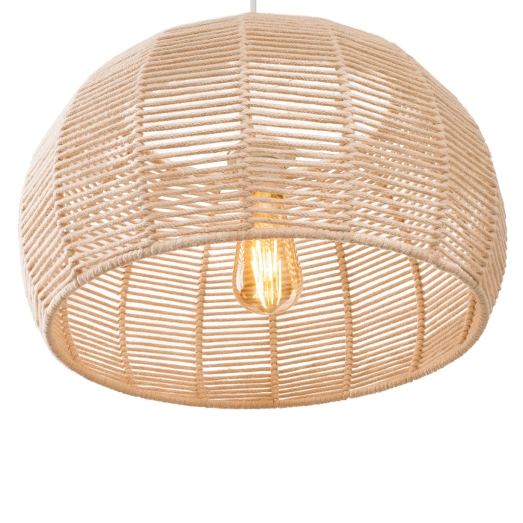 Lampada a sospensione Praslin Maxlight Ø39 crema E27