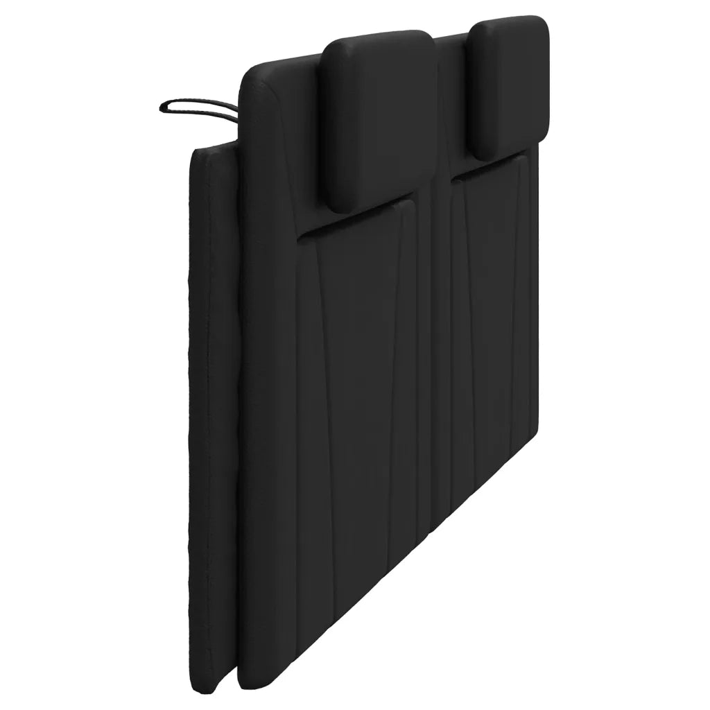 Cuscino Testiera Viana Nero 200 cm in Similpelle 374814