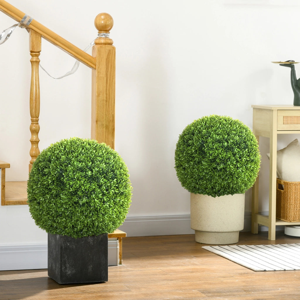Boule Buxus Artificiale 40 cm ¨C zephmum ¨C Verde Scuro