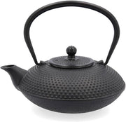 Teapot in acciaio inox con filtro in acciaio inossidabile 08 l - Adatto a tutti i fornelli